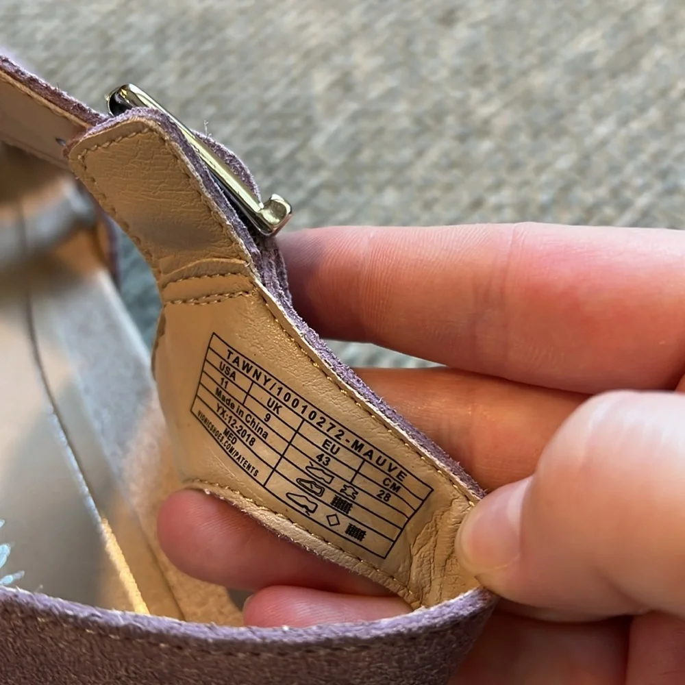 Vionic Tawny Mauve Wedge Sandals NWOT Suede Purple - Picture 10 of 11